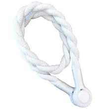 Weaved Cotton-Blend Magnetic Curtain Tieback